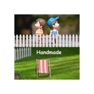 MoHern Accesorios de jardín de hadas en miniatura valla