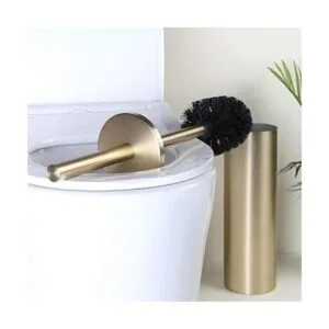 Stainless Steel Toilet Brush and Holder for Bathroom
