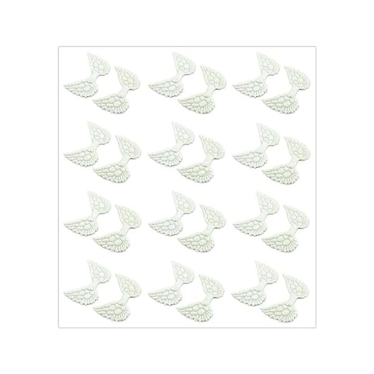 Paquete de 30 apliques de alas de ángel para coser en_1