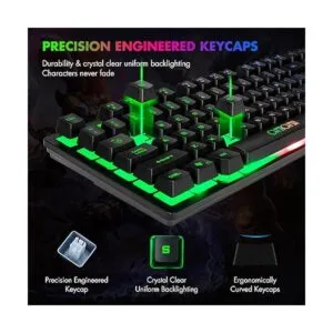 CHONCHOW Mouse y teclado RGB para juegos 87 teclas_3