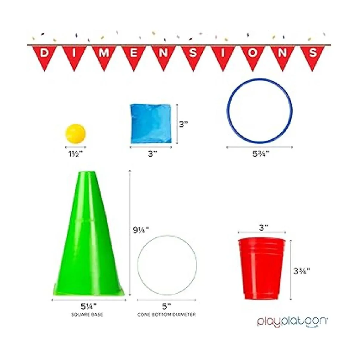 Juego de 38 piezas 5 en 1 Carnaval al al aire libre Juegos_4