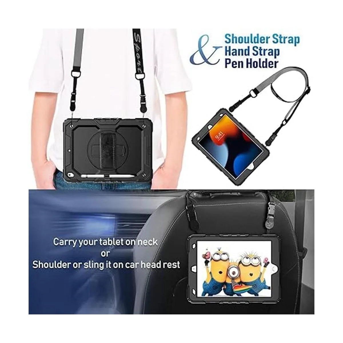 Timecity Funda para iPad de 987 generación de 26_5