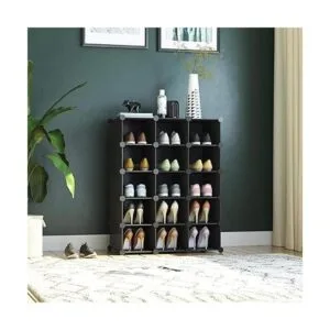 CAHOME Zapatero de plástico soporte modular de