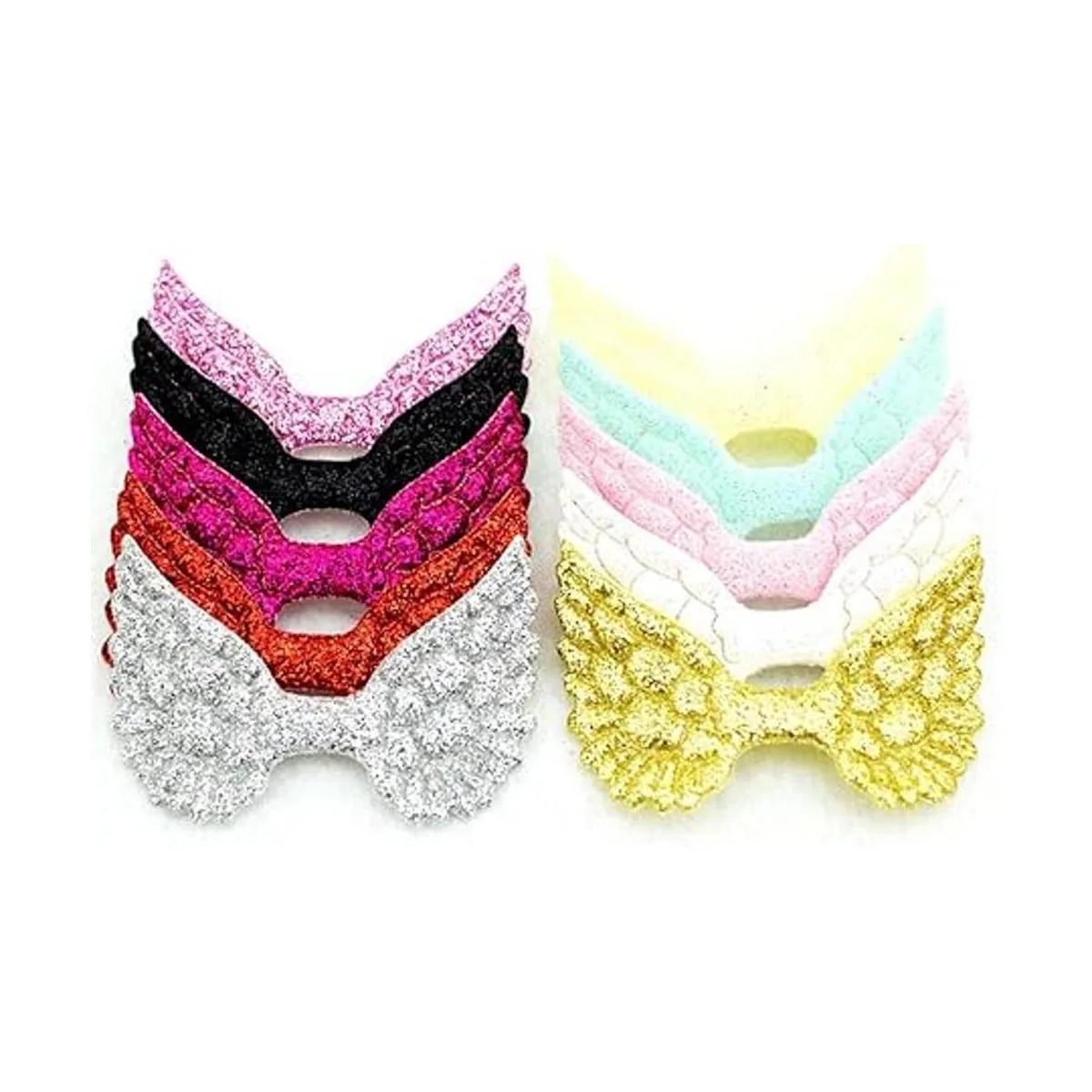 Paquete de 30 apliques de alas de ángel para coser en_6