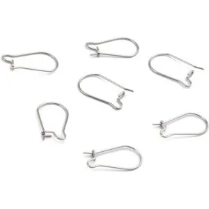 Pendientes a granel 100 unidades de ganchos de alambre