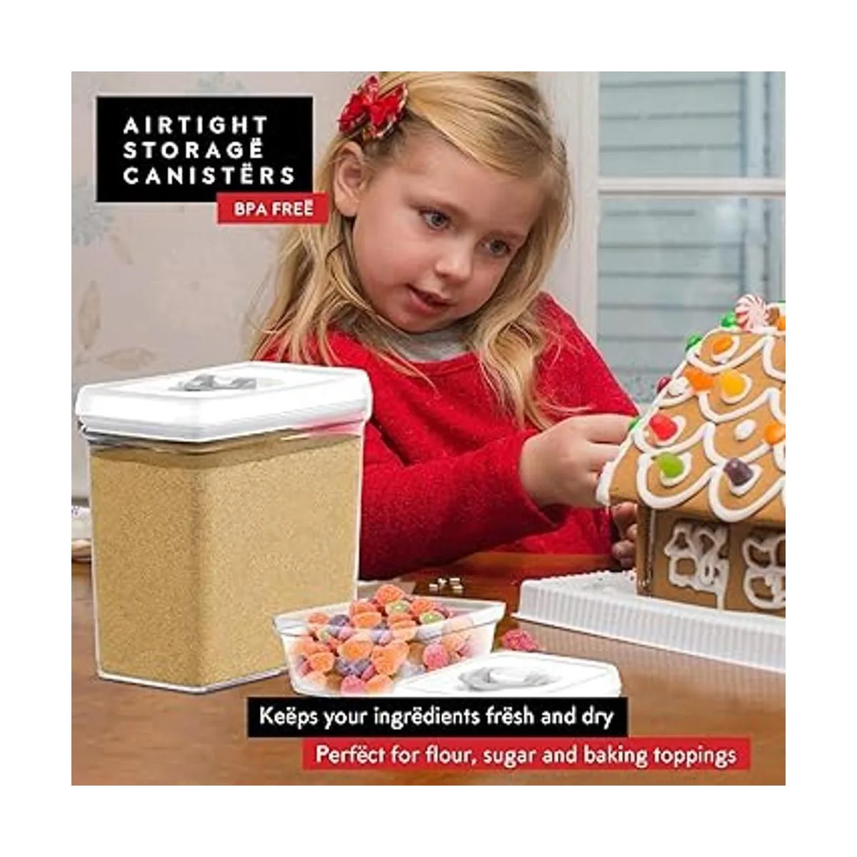 DWLLZA KITCHEN Grandes recipientes herméticos para_2