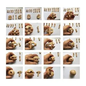 Ahyuan Puzzle de madera hecho a mano tamaño grande_5