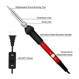 Kit de quema de madera para principiantes 73 piezas
