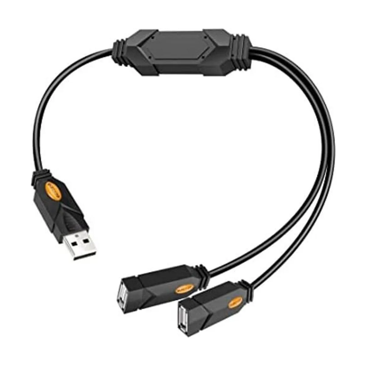 Divisor USB Electop 2 puertos USB A Hub Dual Hembra Y_1