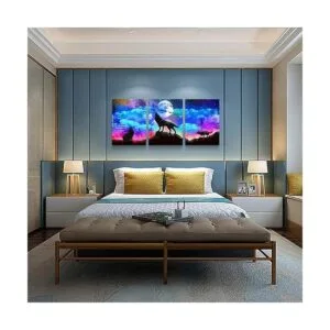 Arte de pared en lienzo para sala de estar baño