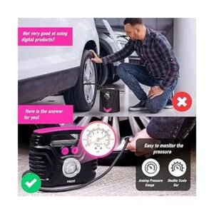 PROW Compresor de aire portátil inflador de neumáticos_2