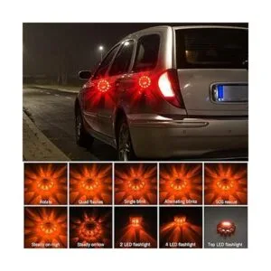 AK Paquete de 8 luces LED de advertencia intermitente de_2