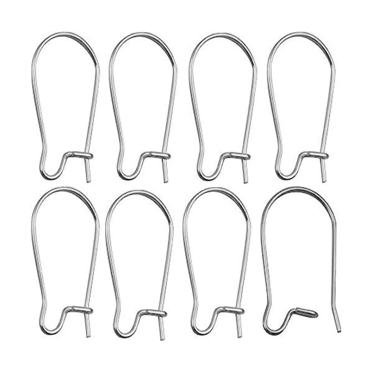 Pendientes a granel 100 unidades de ganchos de alambre