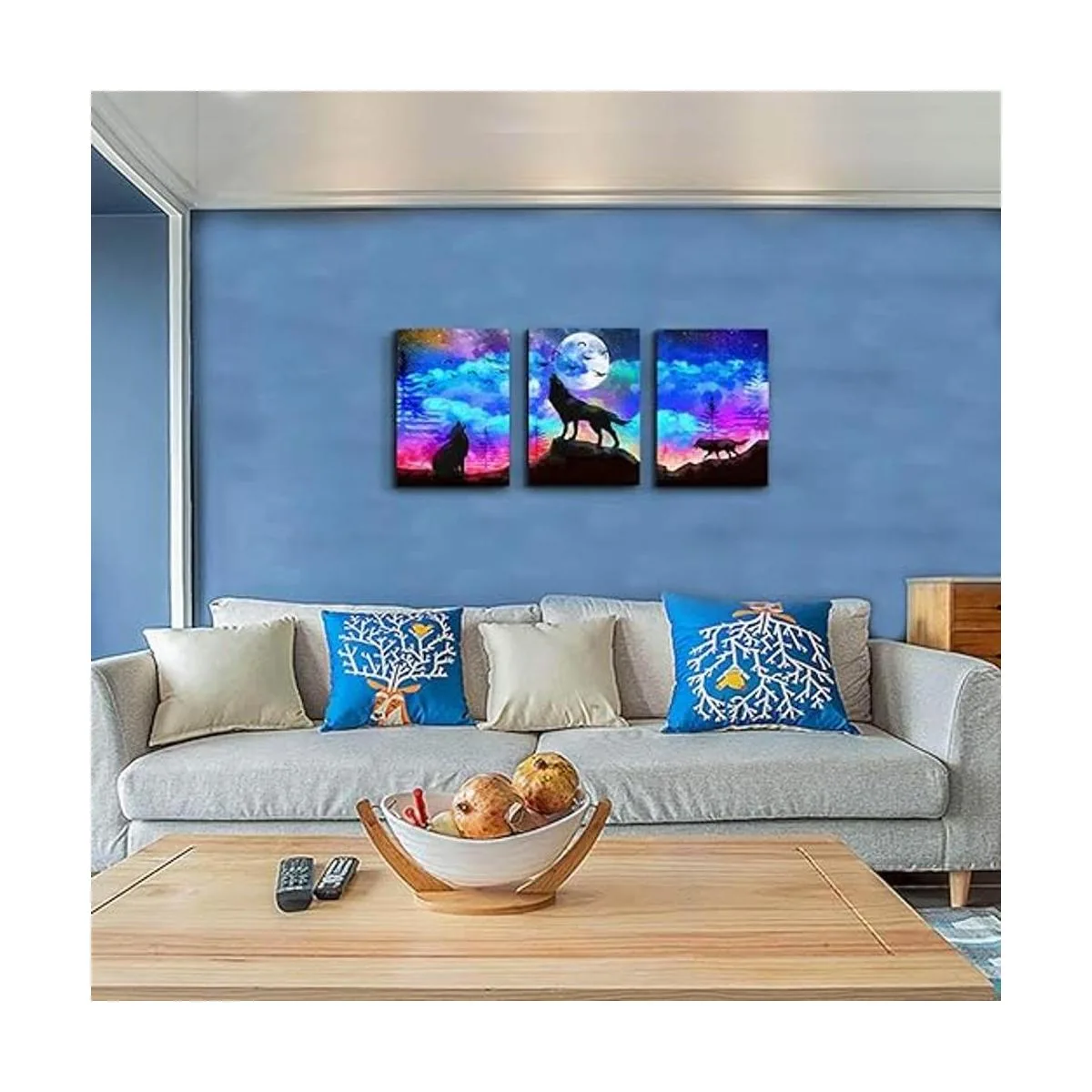 Arte de pared en lienzo para sala de estar baño