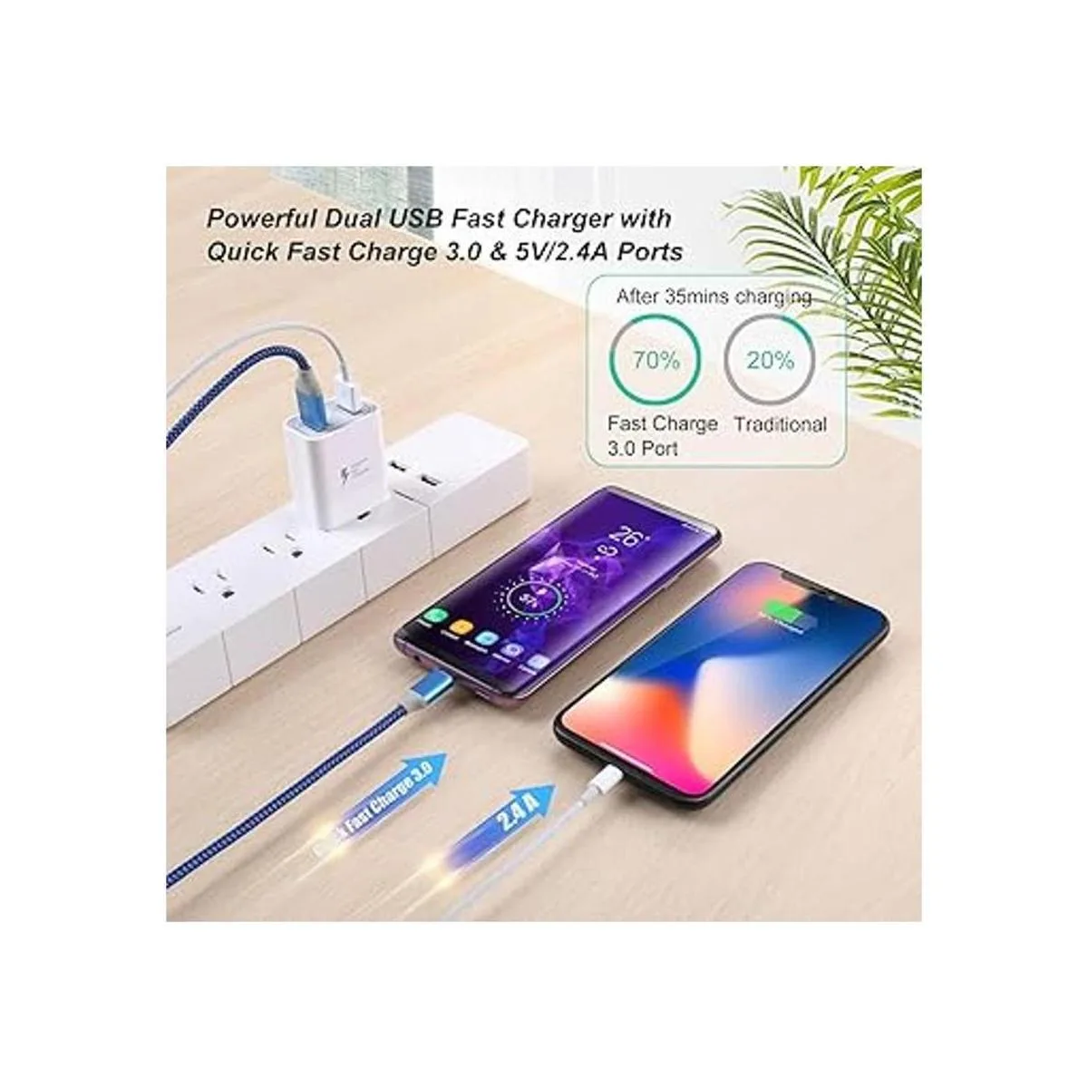 Costyle Cargador de pared USB paquete de 3 unidades de_2