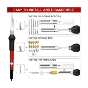 Kit de quema de madera para principiantes 73 piezas