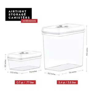 DWLLZA KITCHEN Grandes recipientes herméticos para_6