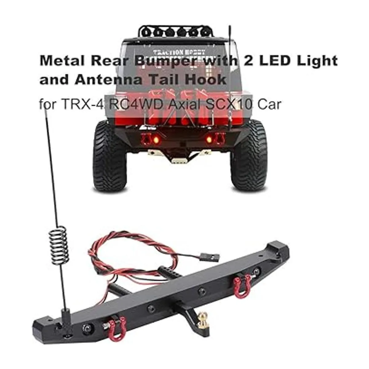 GoolRC Parachoques trasero de metal para automóvil RC con_2