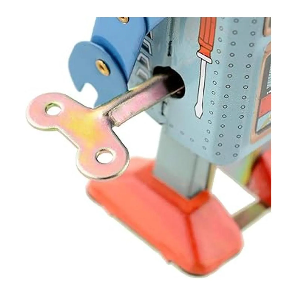 CHIMUYU Wind Up Robot vintage retro clásico de primavera_6