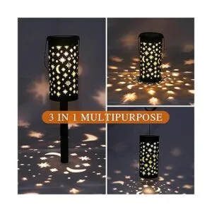 Paquete de 6 luces solares para exteriores jardín_2