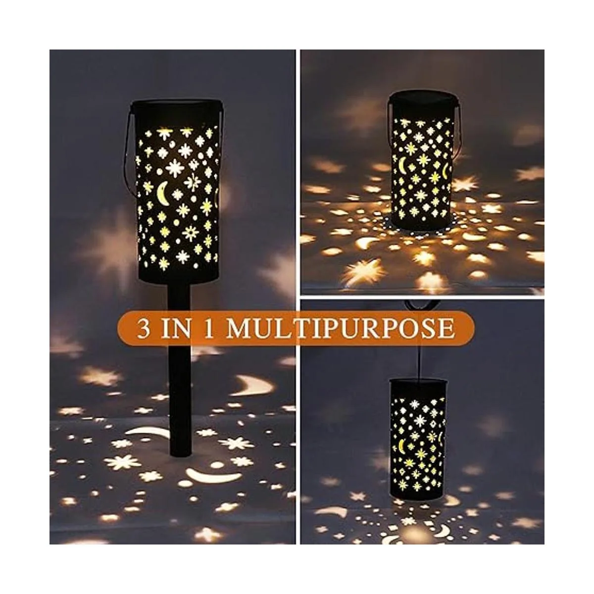 Paquete de 6 luces solares para exteriores jardín_2