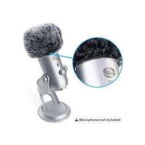 SUNMON Muff y espuma para parabrisas azul Yeti micrófono_5