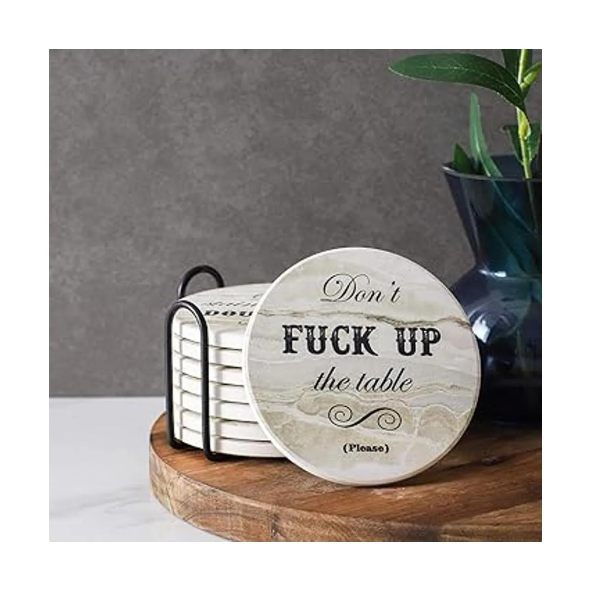 LIFVER Divertidos posavasos para bebidas con soporte_6