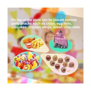 48 platos de fiesta de helado platos de papel desechables