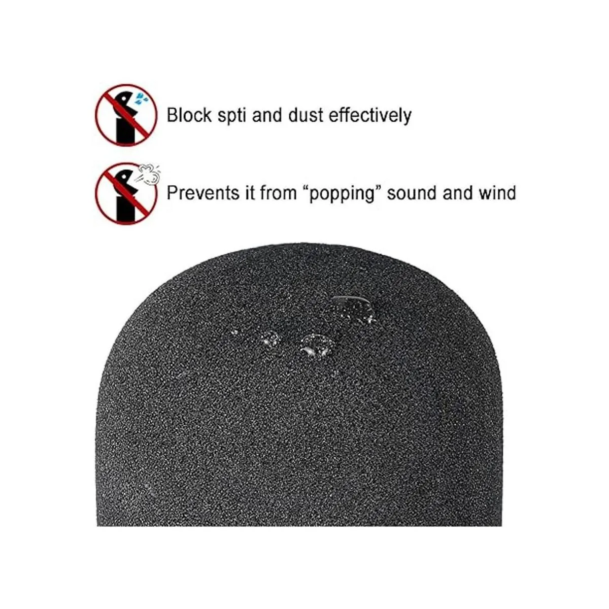 SUNMON Muff y espuma para parabrisas azul Yeti micrófono_4