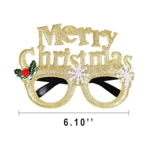 Max Fun 12 lentes de Navidad con purpurina marcos de_5