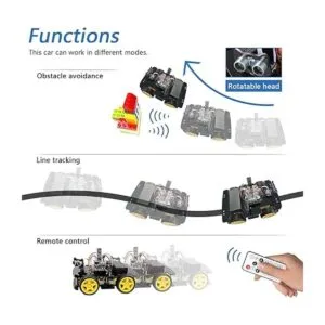 Freenove 4WD Car Kit Compatible with Arduino IDE Line_3
