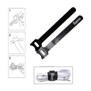 Superun 50 piezas negras de 10 pulgadas organizador de_4