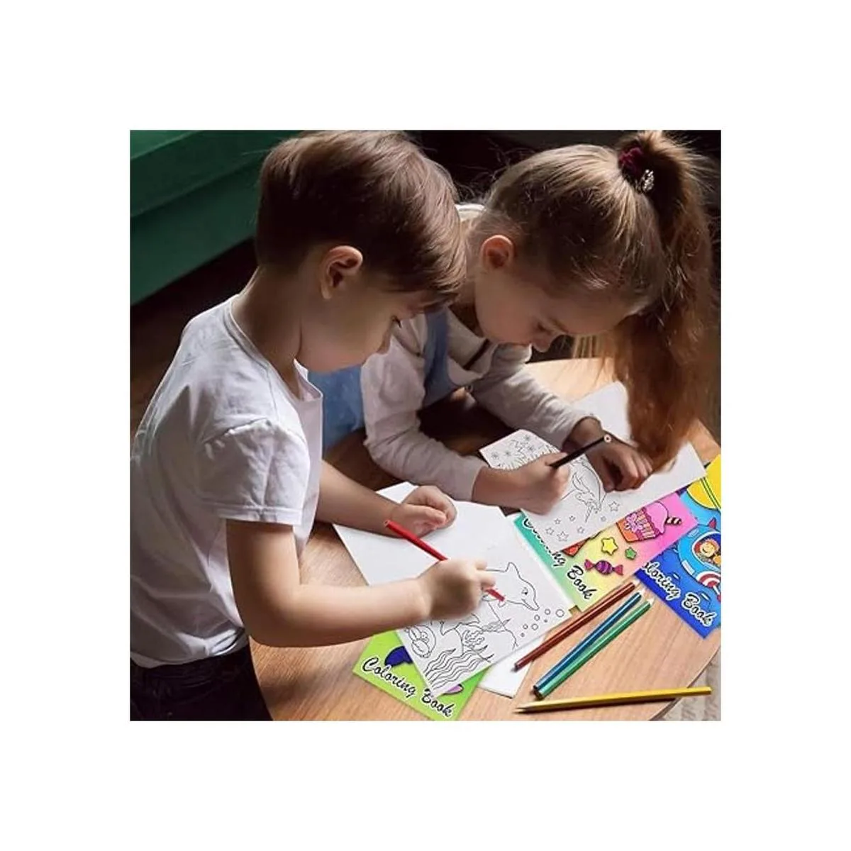 ArtCreativity Varios mini libros para colorear para niños_6