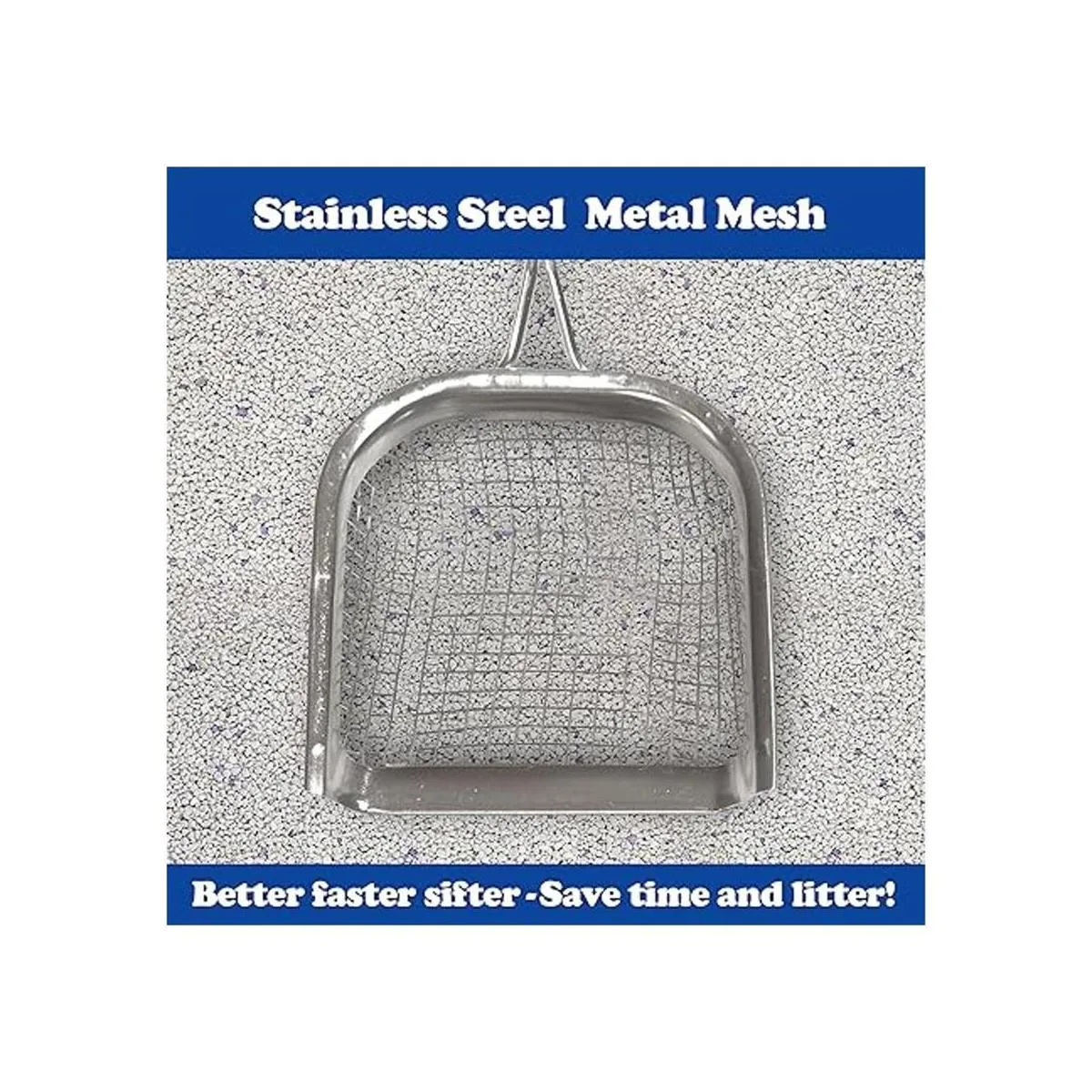 Sand Dipper Cuchara cuadrada para gatos Cuchara larga de