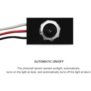 Control de luz ocular con cable duro para exteriores con_2