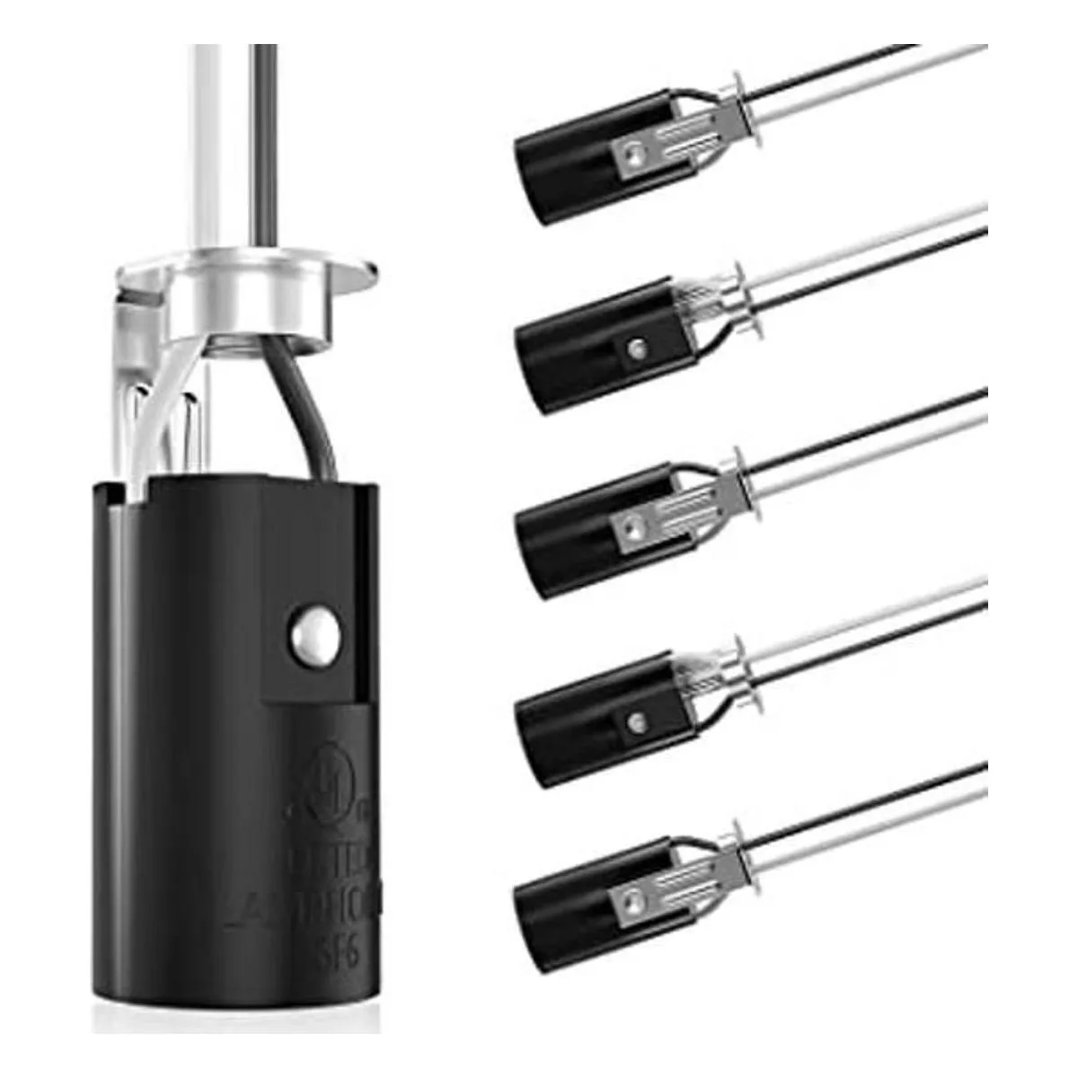 DiCUNO Soporte de lámpara E12 con cable de 8 pulgadas