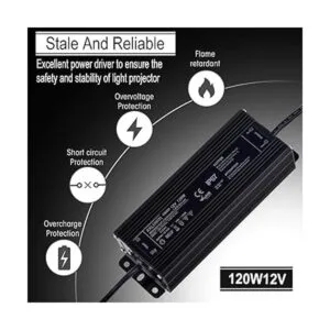 LED Driver 120W 12V DC salida de bajo voltaje impermeable