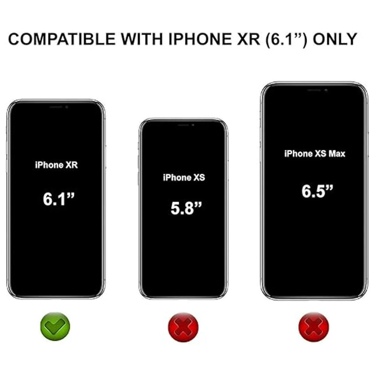 Sephonie Funda de flores para iPhone XR 6.1 diseño_5