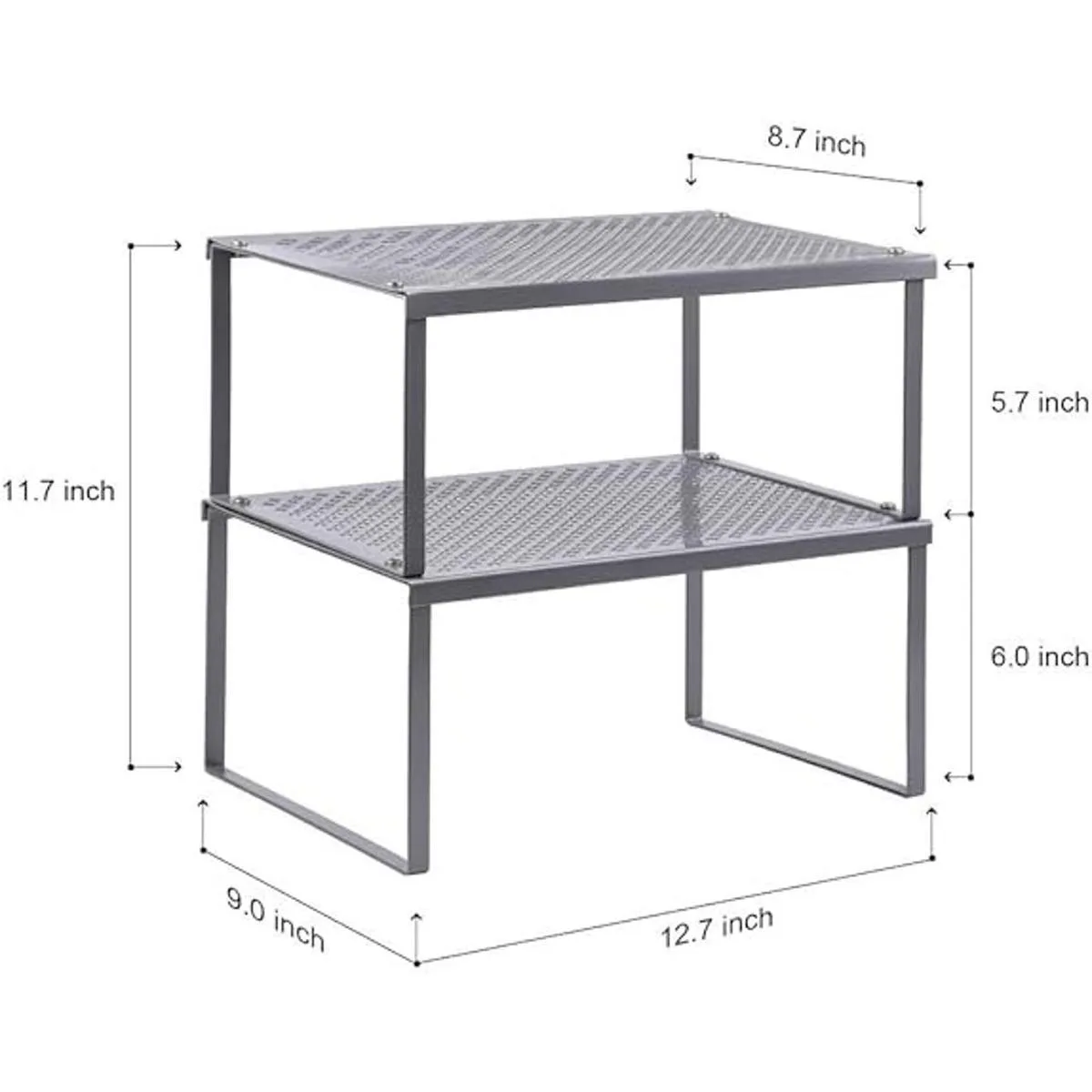 NEX Organizador de estante de cocina para armario y_6