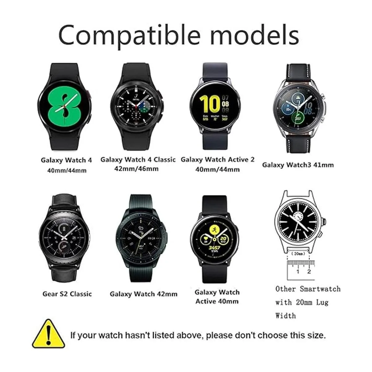 Minggo Correa compatible con Samsung Galaxy Watch_3