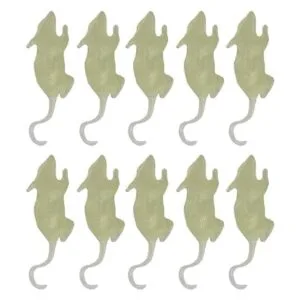 Hocai 10 piezas de rata falsa realista de plástico falso