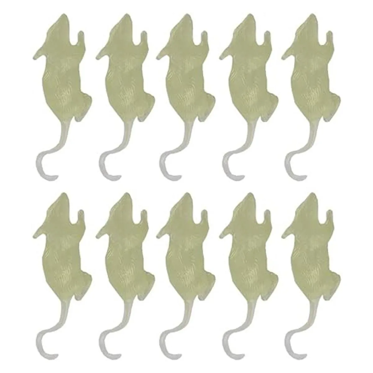 Hocai 10 piezas de rata falsa realista de plástico falso