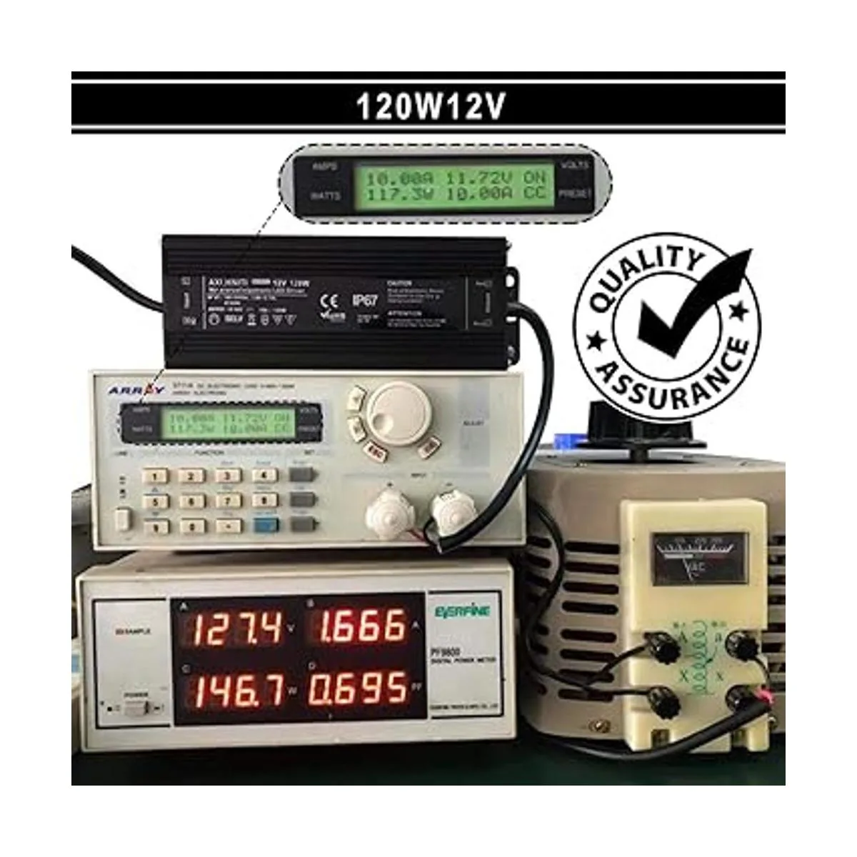 LED Driver 120W 12V DC salida de bajo voltaje impermeable