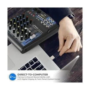 Pyle Mezclador de audio profesional interfaz de sistema_4