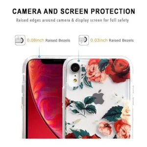 Sephonie Funda de flores para iPhone XR 6.1 diseño_3