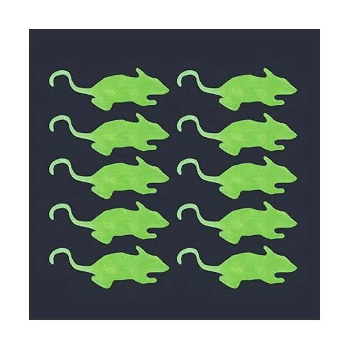 Hocai 10 piezas de rata falsa realista de plástico falso