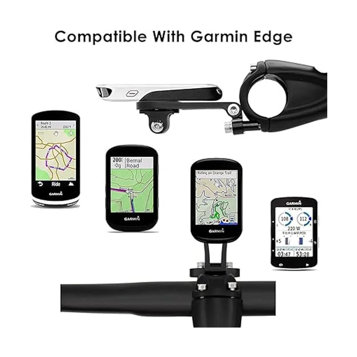 Thinvik Soporte para ordenador de bicicleta para Garmin_5