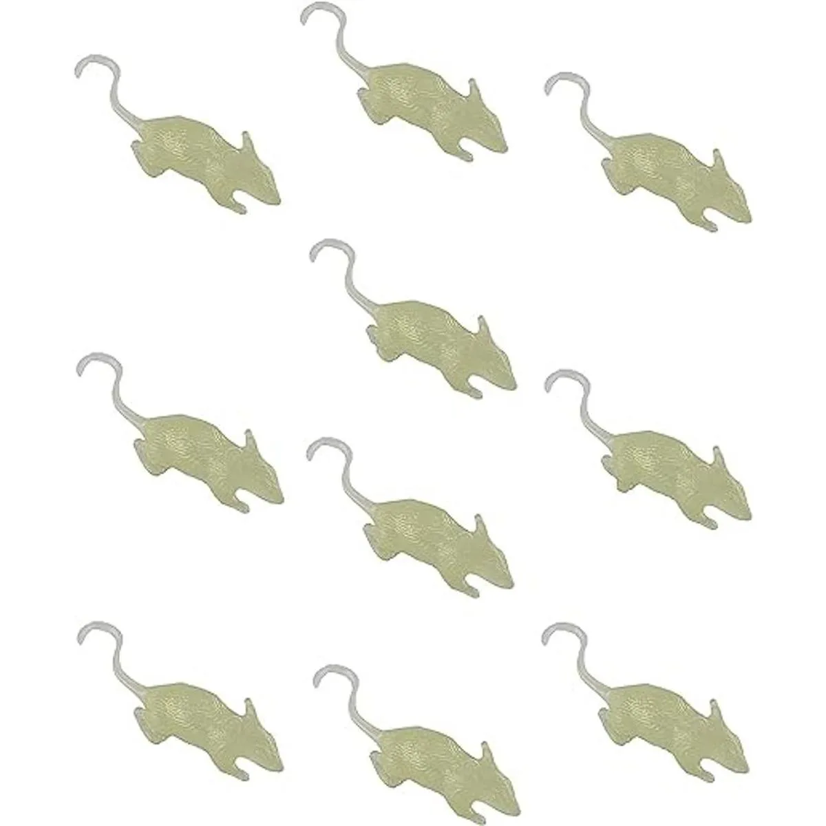 Hocai 10 piezas de rata falsa realista de plástico falso