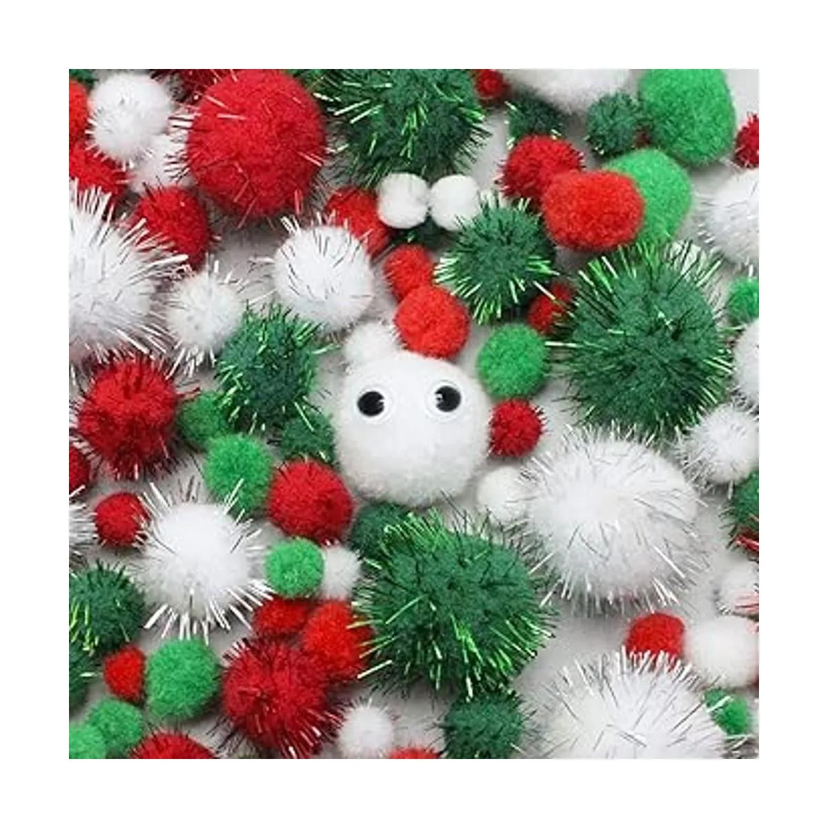 Juego de 500 limpiadores de tuberías de Navidad incluye