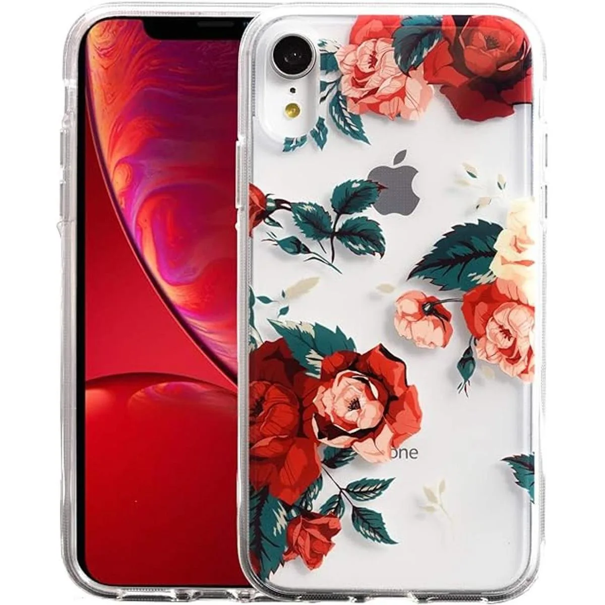 Sephonie Funda de flores para iPhone XR 6.1 diseño_1